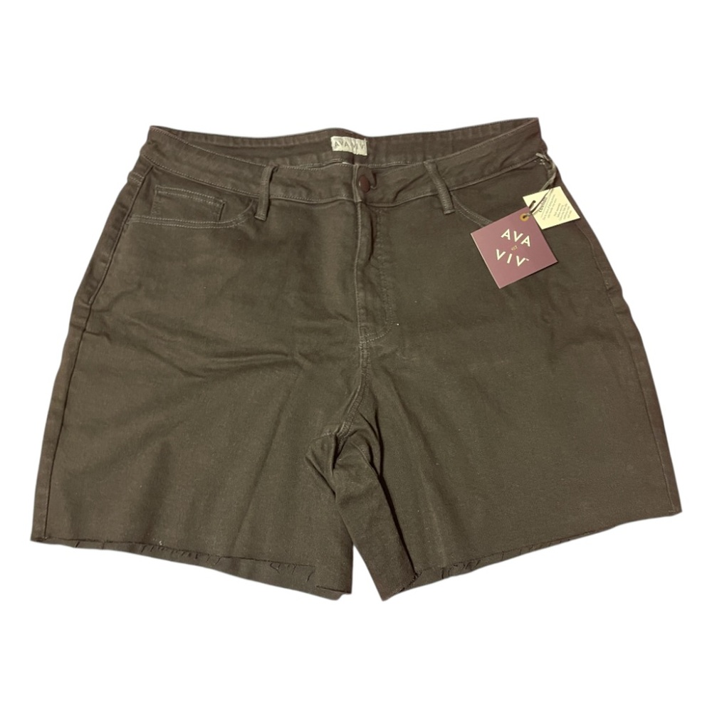 Ava & Viv High Waist Black Shorts